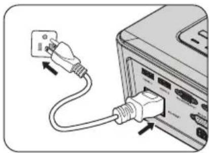 BENQ SH915 - Starting up the projector - 2