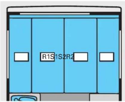 Karmann Ontario 670 (Fiat) (2007) - Schlafen in der Hecksitzgruppe - 2