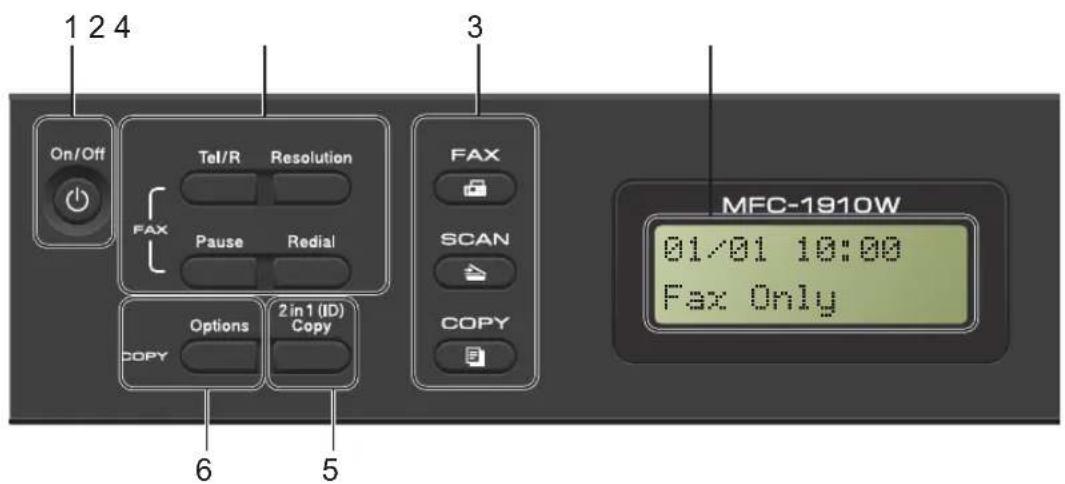 BROTHER MFC-1900E - MFC-Modelle - 2