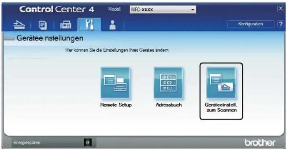 BROTHER MFC-1900E - SCAN-Tasteneinstellungen - 1
