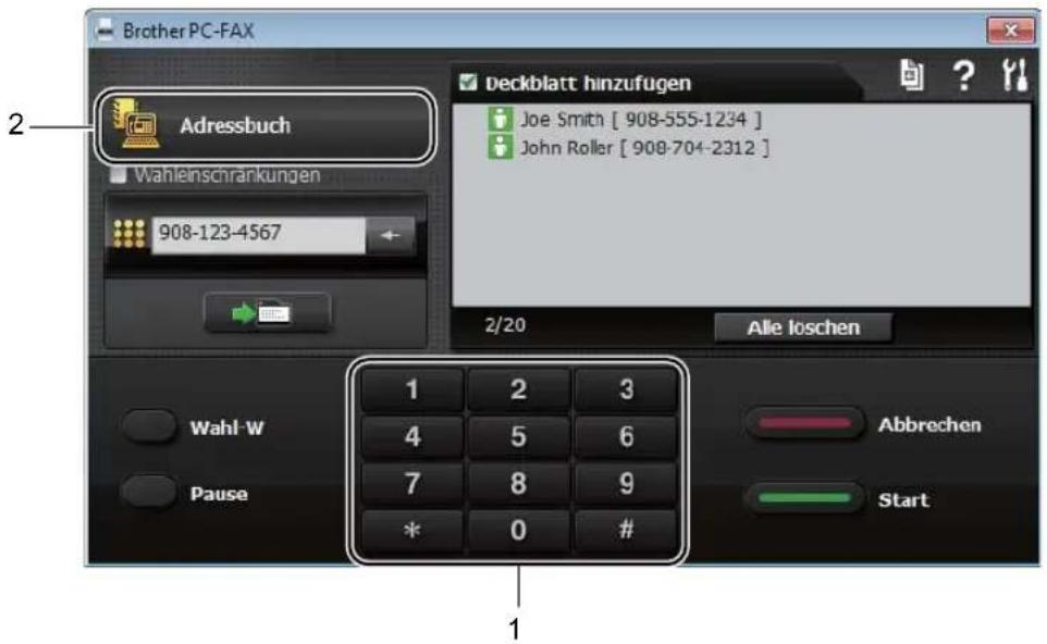 BROTHER DCP-1602 - Eine Datei als PC-FAX senden - 2