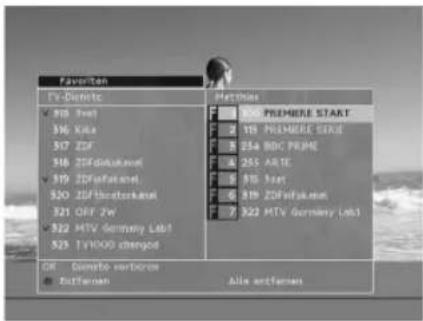 Favorite TV-Denote 318 3ext 316 Xika 317 ZDF 318 ZDFdakasat 319 ZDFafakasat 320 ZDFfakasat 321 OFF 2w 322 MTV Germany Lab 323 TVHOOO changes Metrics F 100 PREMERE START F 115 PREMERE SERIES F 254 BDC PRIME F 255 ARTE F 315 5em F 319 ZDFafakasat F 322 MTV Germany Lab1 OK: Genome series ● Outperform Alle outperform