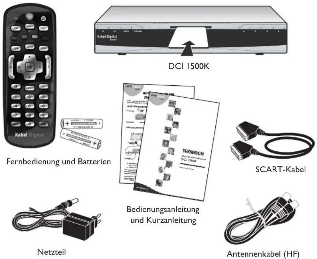 THOMSON DCI 1500K - I.I.I. Lieferumfang - 1