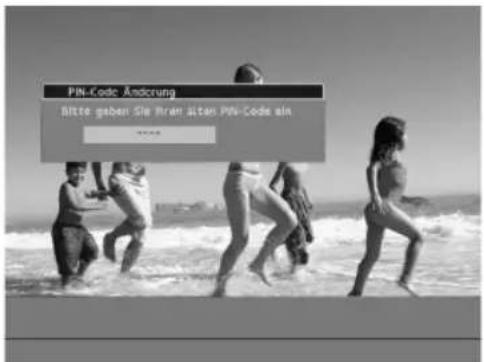 PIN-Code Andcrung Bitte geben Sie Ihren Aften PIN-Code ein ......