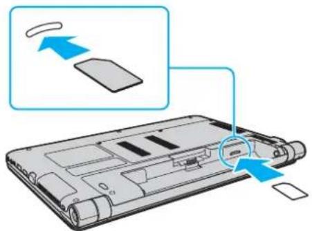 SONY Vaio VPCY11S1E - To insert a SIM card - 3