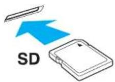 SONY Vaio VPCEF2S1E - To insert an SD memory card - 1