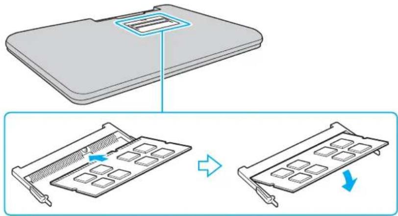 SONY Vaio VPCEF2S1E - Removing and Installing a Memory Module - 3