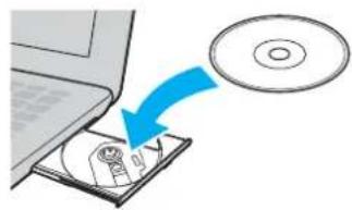 SONY Vaio VPCEF2S1E - To insert a disc - 1