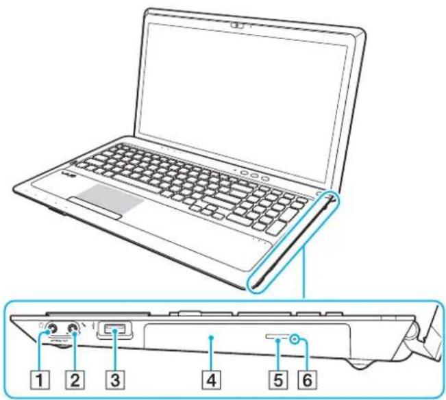 SONY Vaio VPCF22C5E - Rechts - 1