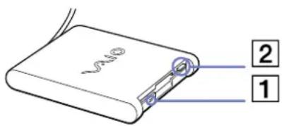 SONY Vaio PCG-TR2MP - Removing a floppy disk - 1