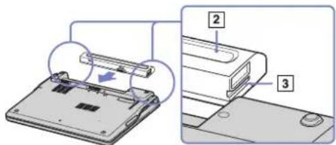 SONY Vaio PCG-TR2MP - Using the battery pack - 2
