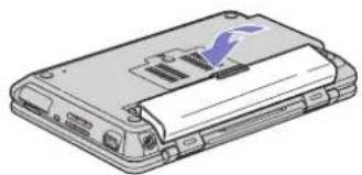 SONY Vaio PCG-TR2MP - Charging the battery pack - 2
