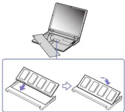 SONY Vaio PCG-TR2MP - Adding and removing memory\* - 13