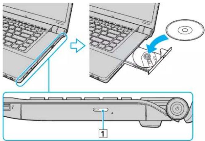 SONY Vaio VGN-FW11LR - Using the Optical Disc Drive - 1