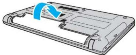 SONY Vaio VPCEB2E4E - Installing/Removing the Battery Pack - 3