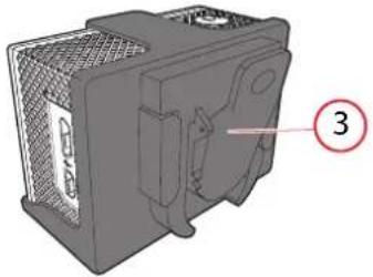 OK OXC 3040U-IB - Kamera mit Clip befestigen - 1