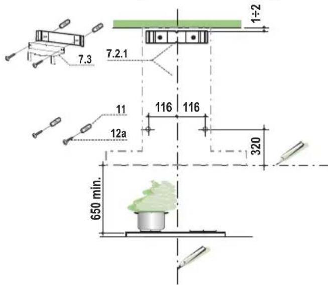SMEG KSE60XSM3 - Wall drilling and bracket fixing - 1