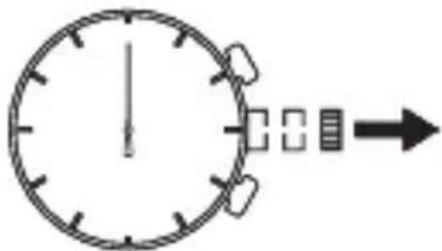 ORIENT Sports KV00005B - AJUSTE DE LA HORA Y DE LA POSICIÓN DE LAS MANECILLAS DEL CRONÓMETRO (Manecillas para la indicación de la hora y del cronómetro) - 2