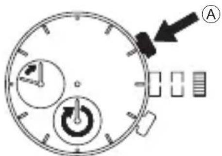 ORIENT Sports KV00005B - ♦ STELLEN DER UHR UND EINSTELLEN DER POSITION DER STOPPUHRZEIGER (Zeiger für Zeitanzeige und Stoppuhrzeiger) - 5