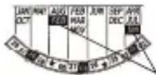 ORIENT Contemporary NR1N001W - ◆ CÓMO AJUSTAR EL CALENDARIO MULTIANUAL - 2
