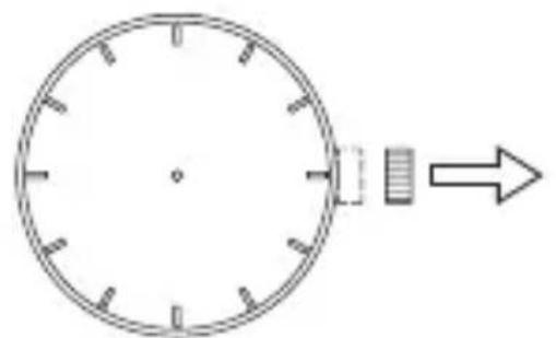 ORIENT Contemporary NR1N001W - ◆ IMPOSTAZIONE DELL'ORA [DB(46A), NB(555)] - 1