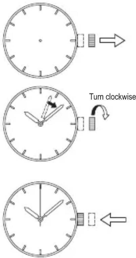 ORIENT Contemporary NR1N001W - ◆ HOW TO SET THE TIME [DB(46A), NB(555)] - 1