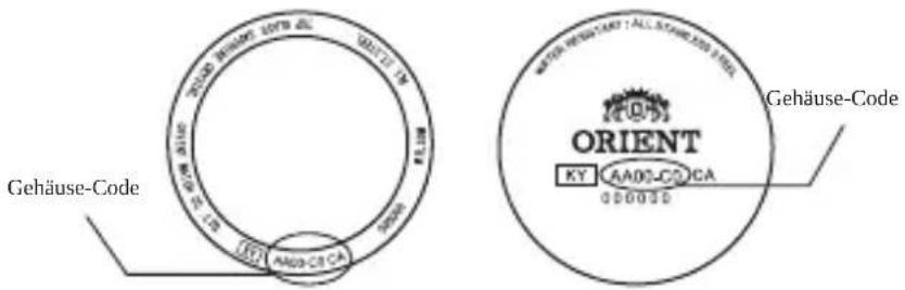 ORIENT Contemporary AG02005W - ♦ IDENTIFIZIEREN DER KALIBER-NUMMER - 1