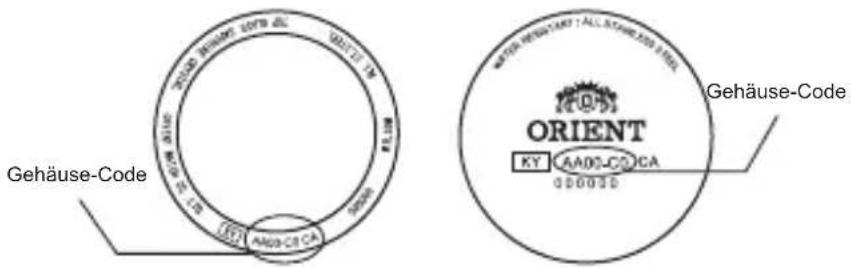 ORIENT Classic AC0000DD - ♦ IDENTIFIZIEREN DER KALIBER-NUMMER - 1