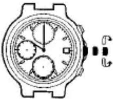 ORIENT Sports TD0T005B - [How to set the time (basic watch and alarm sub-dial)] - 2