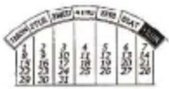 ORIENT Contemporary NR1Q00BW - ◆ HOW TO SET THE MULTI-YEAR CALENDAR - 1