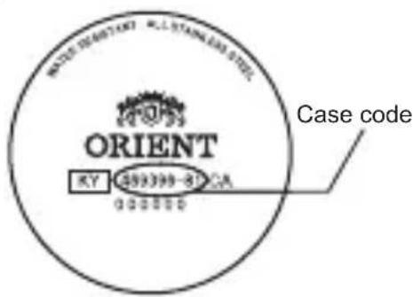 ORIENT Contemporary NR1Q00BW - Searching by the case code - 2