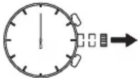 ORIENT Sports RA-KV0002L - ◆ REGOLAZIONE DELL'ORA E AGGIUSTAMENTO POSIZIONI LANCETTE CRONOMETRO (Lancette per indicazione delle ore e lancette per il cronometro) - 2