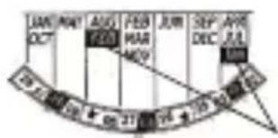 ORIENT Contemporary ER1T002W - ◆ HOW TO SET THE MULTI-YEAR CALENDAR - 2
