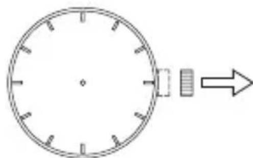 ORIENT Contemporary ER1T002W - ◆ УСТАНОВКА ВРЕМЕНИ [DB(46A), NB(555)] - 1