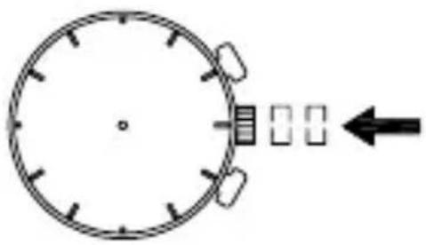 ORIENT Classic TV02004W - ◆ SETTING THE TIME AND ADJUSTING THE STOPWATCH HAND POSITION (Hands for time display and stopwatch hands) - 9