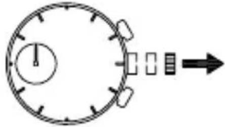 ORIENT Classic TV02004W - ◆ SETTING THE TIME AND ADJUSTING THE STOPWATCH HAND POSITION (Hands for time display and stopwatch hands) - 2
