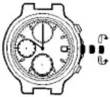 ORIENT Sports TD0T003D - [Forma de ajustar la hora] - 2