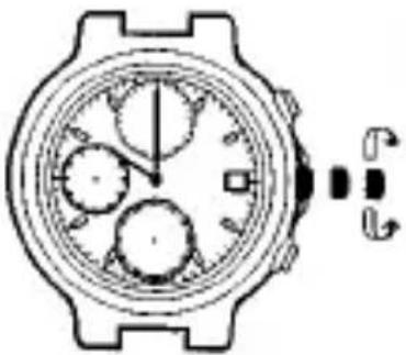 ORIENT Sports TD0T001N - [How to set the time (basic watch and alarm sub-dial)] - 2