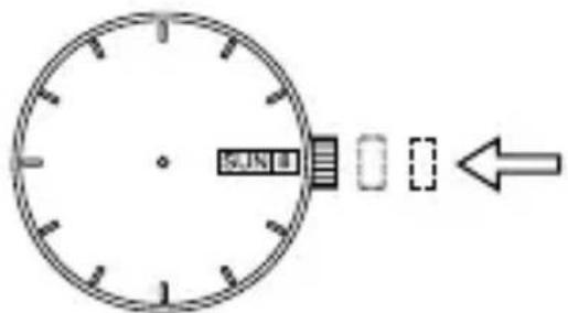 ORIENT Contemporary RF-QA0007B - ◆ 日历设置方法 - 4