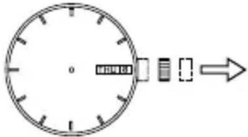 ORIENT Contemporary RF-QA0005L - Reloj con indicador de fecha: 8:00 p.m. a 2:00 a.m. - 1
