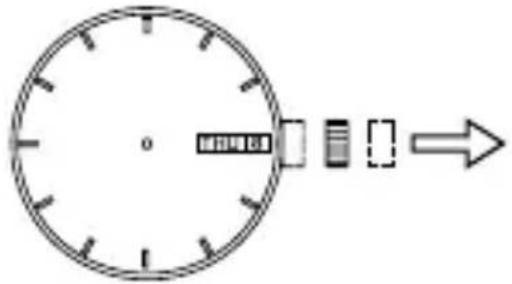 ORIENT Contemporary RF-QA0003G - Reloj con indicador de fecha: 8:00 p.m. a 2:00 a.m. - 1