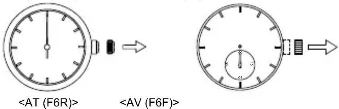 ORIENT Sports RE-AT0104E - ◆ HOW TO SET THE TIME [AT (F6R)] [AV (F6F)] [How to set the time] - 1