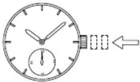 ORIENT Contemporary RA-SP0005N - [Einstellen der Uhrzeit] - 3