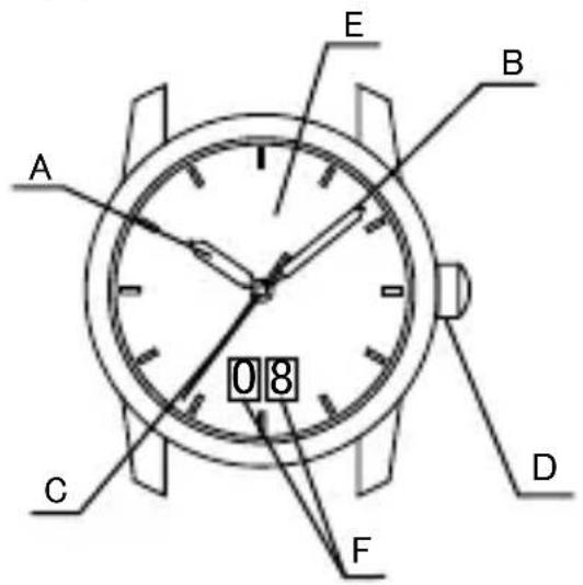 ORIENT Contemporary RA-QC1704S - [带日期和星期指示] - 2