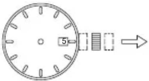 ORIENT Sports RA-KV0004R - ◆ УСТАНОВКА ВРЕМЕНИ И НАСТРОЙКА ПОЛОЖЕНИЯ СТРЕЛОК СЕКУДОМЕРА (Стрелки для отображения времени и стрелки секундомера) - 7