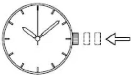 ORIENT Contemporary RA-AX0007L - ◆ CÓMO AJUSTAR LA HORA Y EL CALENDARIO [Cómo ajustar la hora] - 3
