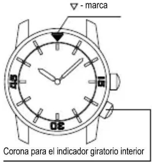 ORIENT Contemporary RA-AX0007L - ◆ CÓMO USAR EL ANILLO INDICADOR GIRATORIO INTERIOR - 1