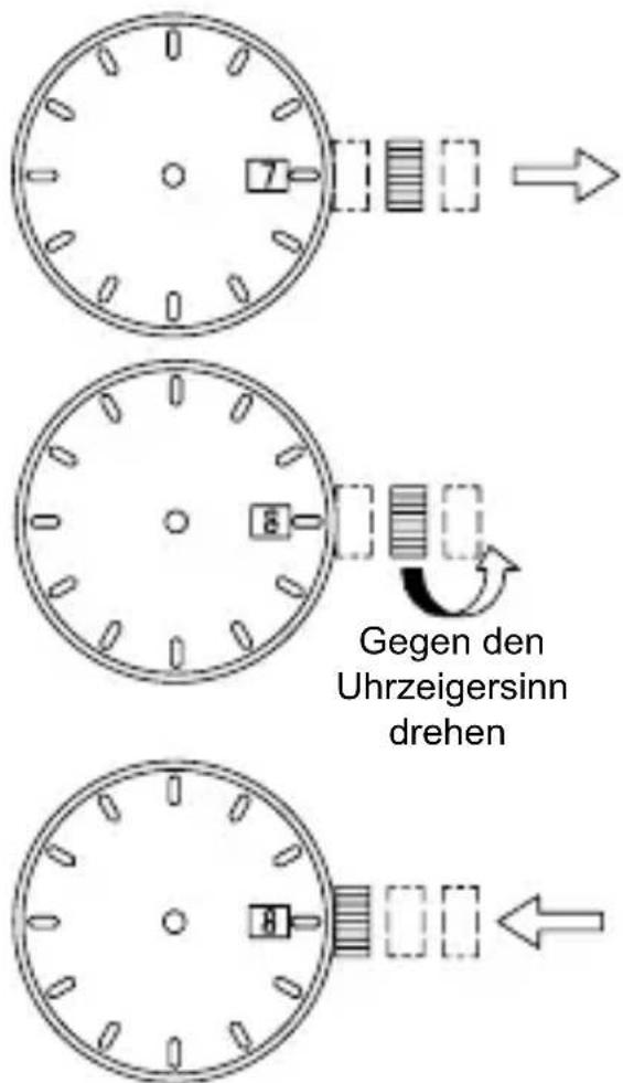 ORIENT Contemporary RA-AX0007L - ◆ EINSTELLEN DER UHRZEIT UND DES KALENDERS [Einstellen der Uhrzeit] - 4