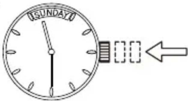 ORIENT Contemporary RA-AX0007L - [Einstellen des Wochentags] - 3