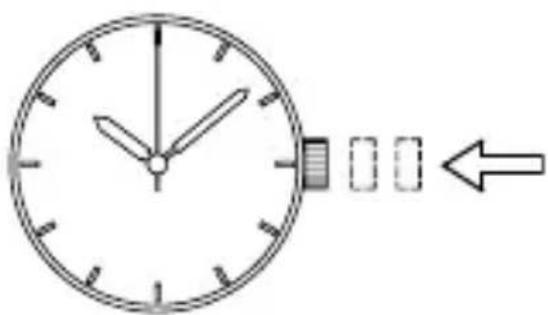 ORIENT Contemporary RA-AX0007L - ◆ EINSTELLEN DER UHRZEIT UND DES KALENDERS [Einstellen der Uhrzeit] - 3